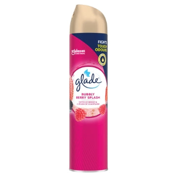 (12 x 300ml) GLADE AEROSOL TRUE SCENT - BERRY POP