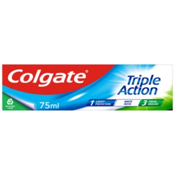 (12 x 75ml) COLGATE TOOTHPASTE - TRIPLE ACTION