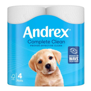 (4pk x 6) ANDREX TOILET ROLL COMP CLEAN 2Ply 190Sht (P) FSC®