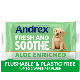 (36's x 12) ANDREX HYGIENE WIPES - FRESH AND SOOTHE ALOE FSC®