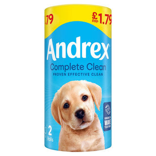 (2pk x 12) ANDREX TOILET ROLL COMPLETE CLEAN £1.79 190Sh FSC®