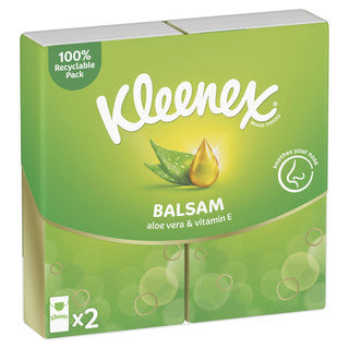 (TWIN x 36) KLEENEX BALSAM POCKET TISSUE TWIN CLIPSTRIP