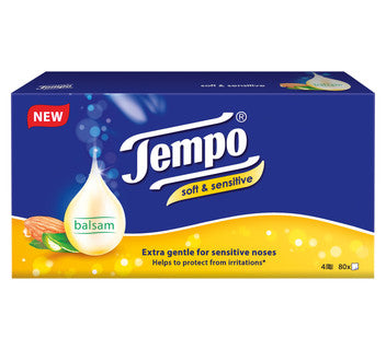 (80fill x 12) TEMPO - TISSUES SOFT & SENSITIVE 4PLY FSC®