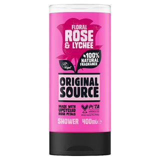 (400ml x 6) ORIGINAL SOURCE BODY WASH - ROSE & LYCHEE (c)