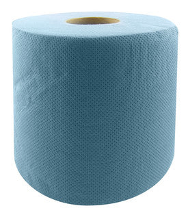 (80m x 6) CENTREFEED BLUE EMBOSSED 80mx400sheets (P)