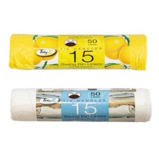 (15's x 36) TIDYZ SCENTED SWING BIN LINERS 50lt CO:CN
