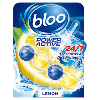 (SINGLE x 6) BLOO RIM BLOCK - POWER ACTIVE CLEAR WATER LEMON