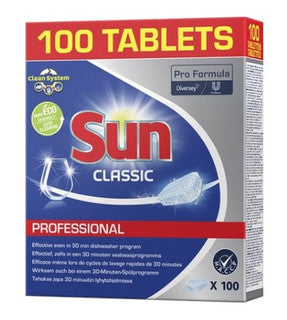 (100's x 1) SUN DISHWASHER TABS -PROFESSIONAL CLASSIC(c) CO:NL