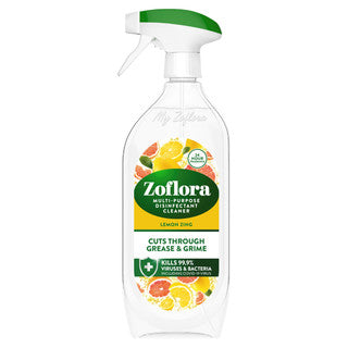 (800ml x 8) ZOFLORA DISINFECTANT CLEANER - LEMON GREASE GRIME