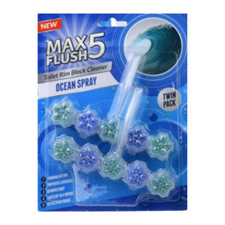 (2x45g x 12) MAX FLUSH 5 RIM BLOCK - OCEAN SPRAY TWIN CO:CN