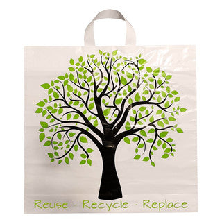 (SINGLE x 500) BAG FOR LIFE - REUSABLE CARRIER BAGS CO:MY