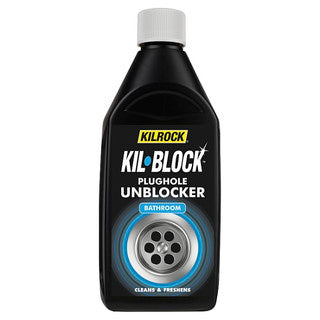 (500ml x 6) KILROCK PLUGHOLE UNBLOCKER BATHROOM