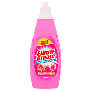 (600ml x 12) ELBOW GREASE WASH UP LIQUID - PINK CO:TR
