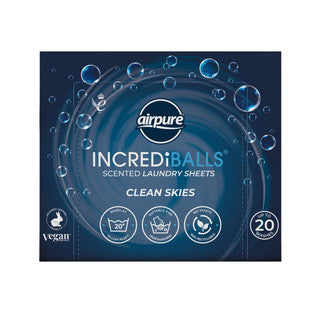 (24's x 12) AIRPURE INCREDiBALLS LAUNDRY SHTS CLEAN SKI CO:CN