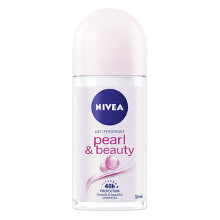 (50ml x 6) NIVEA LADIES ROLL ON - PEARL & BEAUTY CO:DE