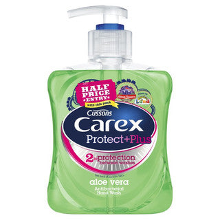 (250ml x 6) CAREX HANDWASH - ALOE VERA ANTI-BAC (No ROI)