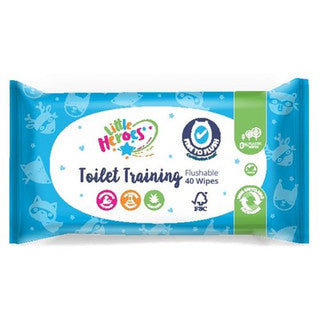 (40's x 16) LITTLE HEROES TOILET TRAINING WIPES (LHTT) FSC®
