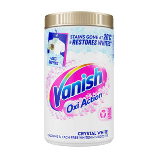(1.35kg x 6) VANISH GOLD OXI ACTION POWDER CRYSTAL WHITE CO:PL