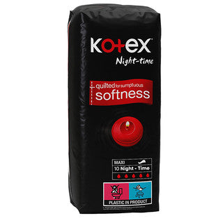 (10 pads x 8) KOTEX - MAXI NIGHT TIME
