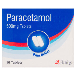 (16's x 6) FLAMINGO PARACETAMOL CAPLETS/TABS 500mg