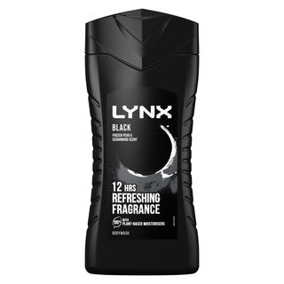 (225ml x 6) LYNX SHOWER GEL - BLACK
