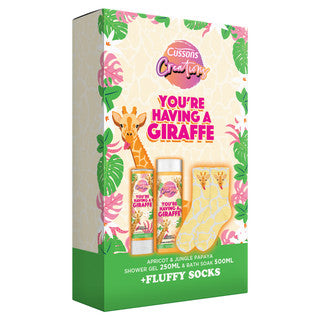 (2pk+GIFT x 6) CUSSONS CREATIONS WASH GIFT- HAVING A GIRAFFE(wsl)