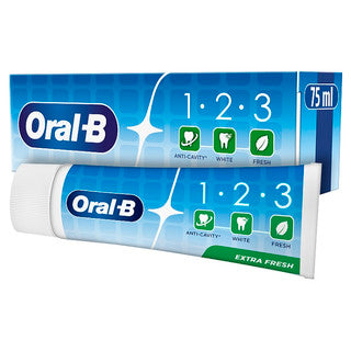 (75ml x 12) ORAL B 123 TOOTHPASTE - EXTRA FRESH (wsl)
