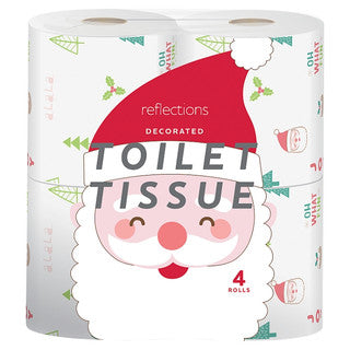 10 x 4 ROLLS REFLECTIONS TOILET ROLL (2PLY -160 SHEETS)