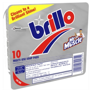 (12 x 10Pk) BRILLO SOAP PADS