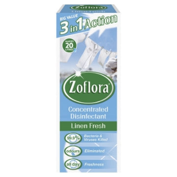 (12 x 500ml) ZOFLORA DISINFECTANT - LINEN FRESH