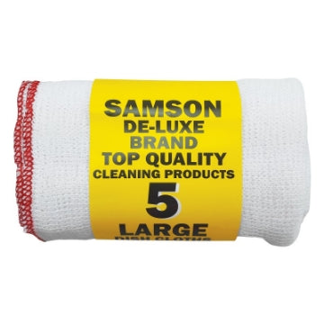 (100 x 5pk) SAMSON - DISHCLOTHS (*OUTER CASE* 5pk x 20)