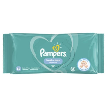 (12 x 52's) PAMPERS BABY WIPES - SCENTED