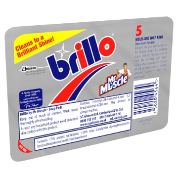 (24 x 5Pk) BRILLO SOAP PADS