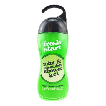 (12 x 420ml) FRESH START SHOWER GEL - MINT & CUCUMBER