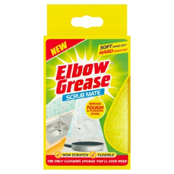 (14 x 1pk) ELBOW GREASE SCRUB MATE 1PK
