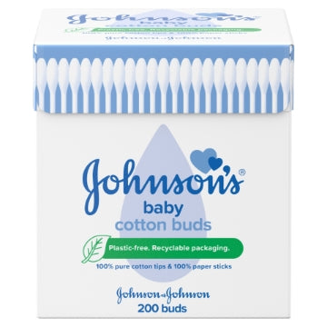 (6 x 200's) JOHNSONS BABY COTTON BUDS 200's