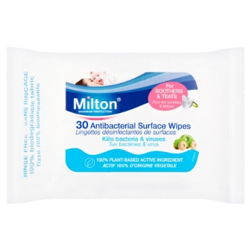 (7 x 30's) MILTON - ANTIBACTERIAL SURFACE WIPES