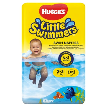 (3 x 12pk) HUGGIES LITTLE SWIMMERS - SWIM NAPPIES SIZE 2-3_