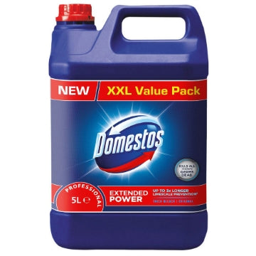 (4 x 5L) DOMESTOS CONCENTRATED BLEACH