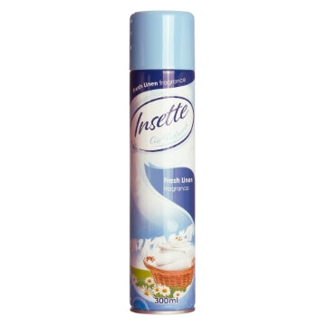 (12 x 300ml) INSETTE AIR FRESHENER - LINEN FRESH