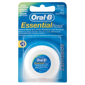 (12 x 50m) ORAL B ESSENTIAL FLOSS - MINT