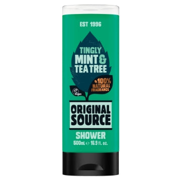 (6 x 500ml) ORIGINAL SOURCE - MINT & TEA TREE