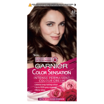 (3 x SINGLE) GARNIER COLOR SENSATION - DEEP BROWN 4.0