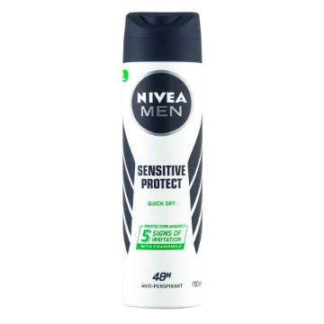 (6 x 150ml) NIVEA MEN - DEODORANT SENSITIVE PROTECT