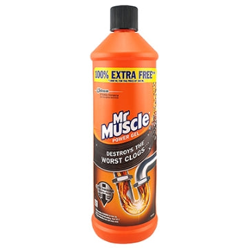 (6 x 1L) MR MUSCLE - DRAINS POWER GEL 100% ex.free
