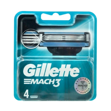 (10 x 4's) GILLETTE MACH 3 - BLADES (uk/ire/se/dk/no)