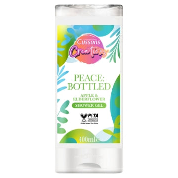 (6 x 400ml) CUSSONS CREATIONS BODYWASH APPLE & ELDERFLOWER 