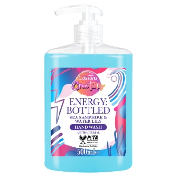 (6 x 500ml) CUSSONS CREATIONS HANDWASH SAMPHIRE & WTRLY