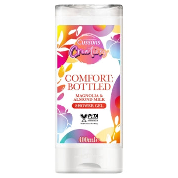 (6 x 400ml) CUSSONS CREATIONS BODYWASH MAGNOLIA & ALMOND