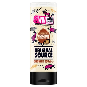 (6 x 250ml) ORIGINAL SOURCE - COCONUT & SHEA BUTTER